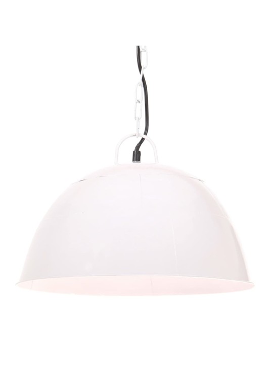 Industriální vintage závěsné svítidlo 25 W bílé 41 cm E27