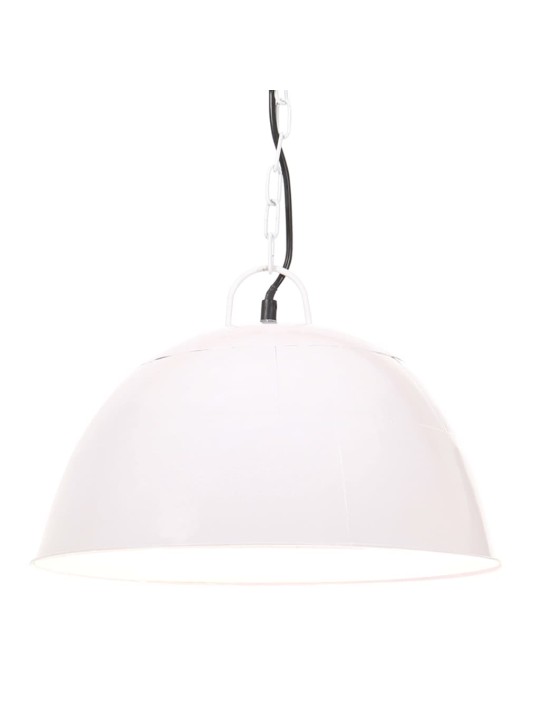 Industriální vintage závěsné svítidlo 25 W bílé 41 cm E27