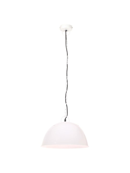 Industriální vintage závěsné svítidlo 25 W bílé 41 cm E27