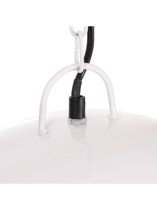 Industriální vintage závěsné svítidlo 25 W bílé 41 cm E27