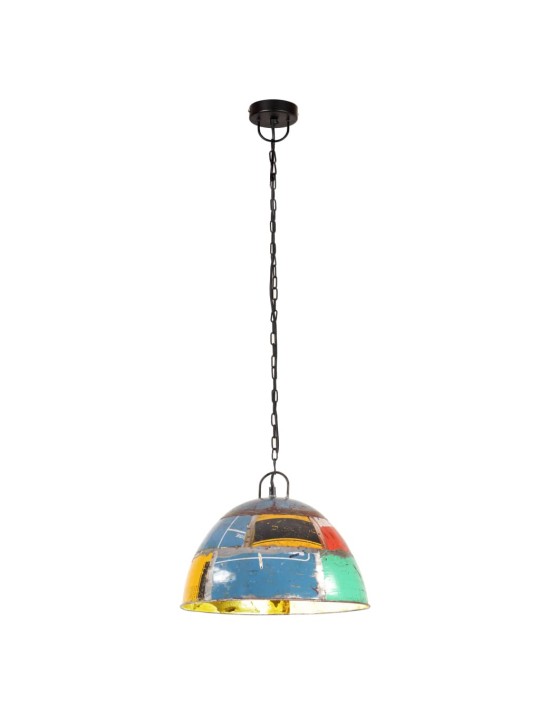 Industriální vintage závěsné svítidlo 25 w pestré kulaté 41 cm