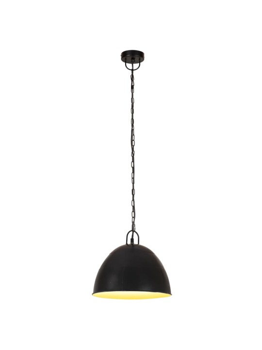 Industriální závěsné svítidlo 25 w černé kulaté 31 cm e27