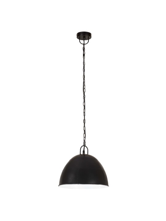 Industriální závěsné svítidlo 25 w černé kulaté 31 cm e27