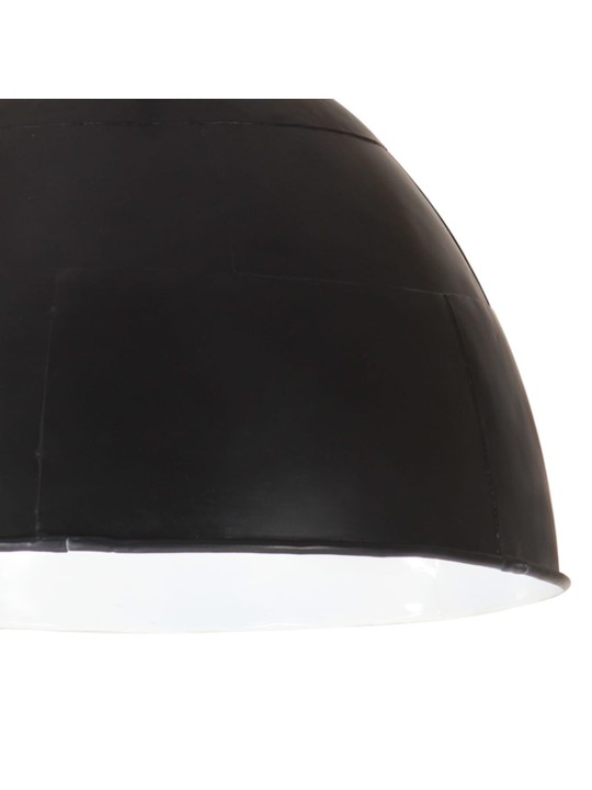 Industriální závěsné svítidlo 25 w černé kulaté 31 cm e27