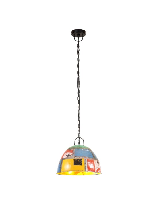 Industriální vintage závěsné svítidlo 25 w pestré kulaté 31 cm