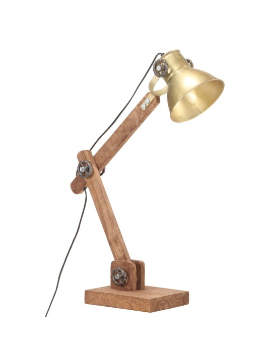 Industriální stolní lampa mosazná kulatá 58 x 18 x 90 cm e27