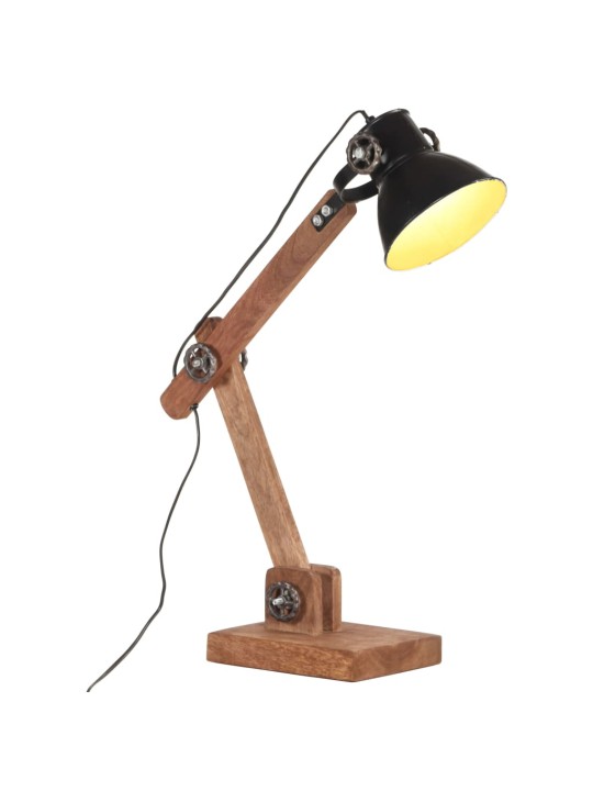 Industriální stolní lampa černá kulatá 58 x 18 x 90 cm e27