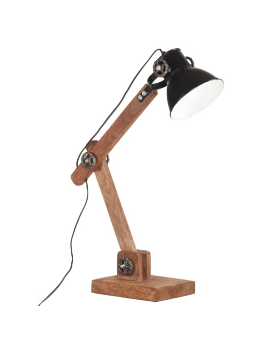 Industriální stolní lampa černá kulatá 58 x 18 x 90 cm e27