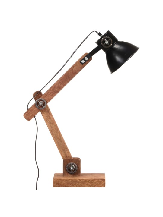 Industriální stolní lampa černá kulatá 58 x 18 x 90 cm e27