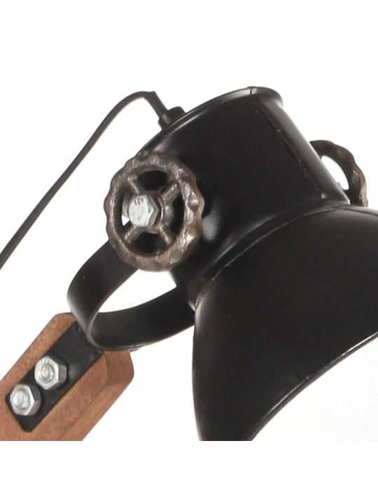 Industriální stolní lampa černá kulatá 58 x 18 x 90 cm e27