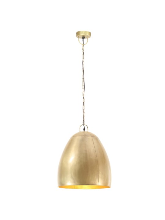 Industriální závěsné svítidlo 25 w mosazné kulaté 42 cm e27