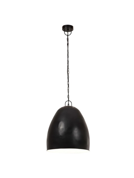 Industriální závěsné svítidlo 25 W černé kulaté 42 cm E27