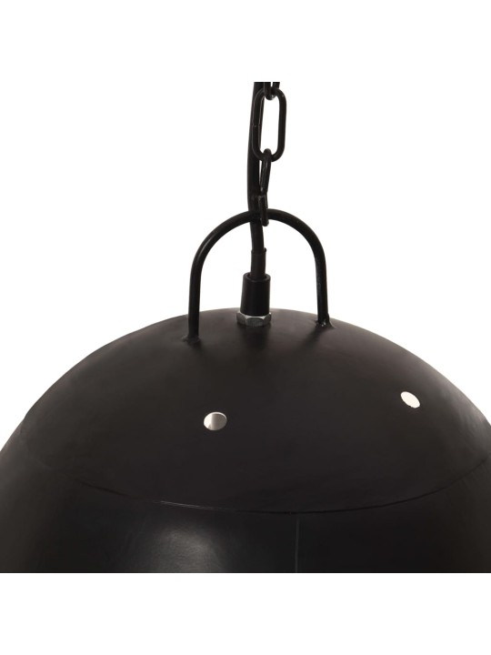Industriální závěsné svítidlo 25 W černé kulaté 42 cm E27