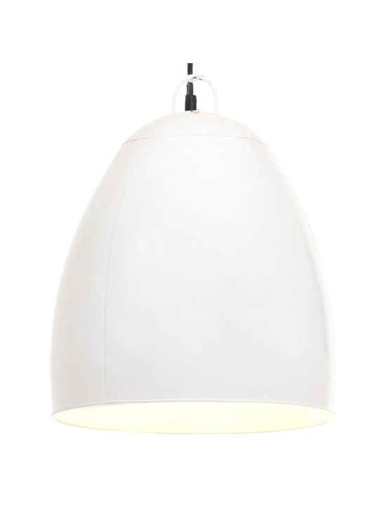 Industriální závěsné svítidlo 25 W bílé kulaté 42 cm E27