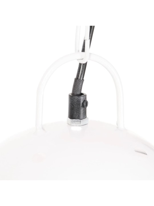 Industriální závěsné svítidlo 25 W bílé kulaté 42 cm E27