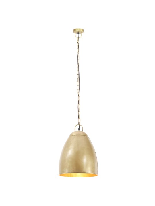 Industriální závěsné svítidlo 25 w mosazné kulaté 32 cm e27