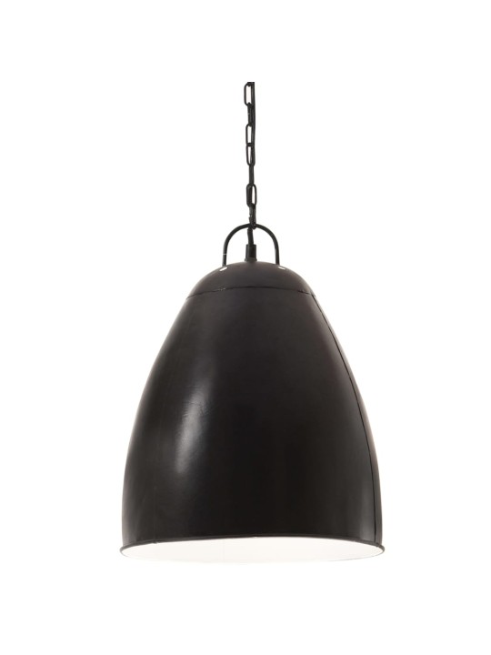 Industriální závěsné svítidlo 25 W černé kulaté 32 cm E27