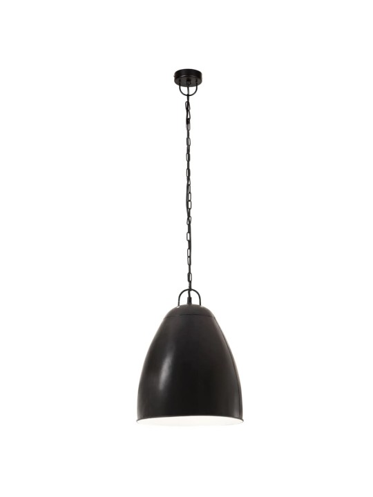 Industriální závěsné svítidlo 25 W černé kulaté 32 cm E27