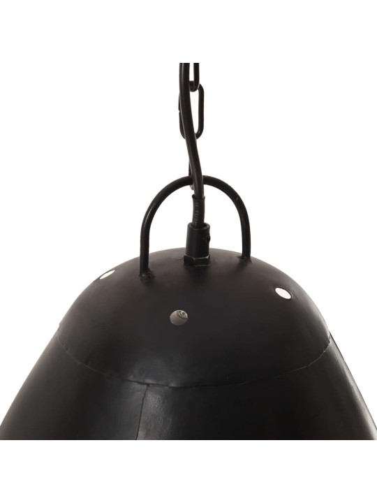 Industriální závěsné svítidlo 25 W černé kulaté 32 cm E27