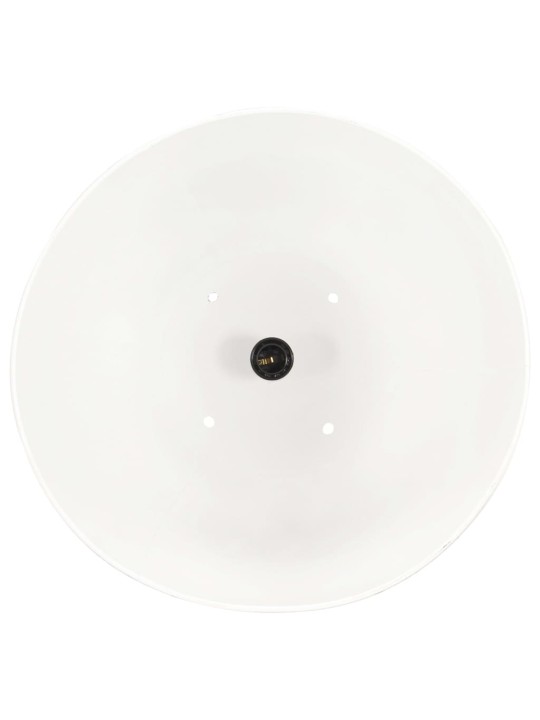 Industriální závěsné svítidlo 25 w bílé kulaté 32 cm e27