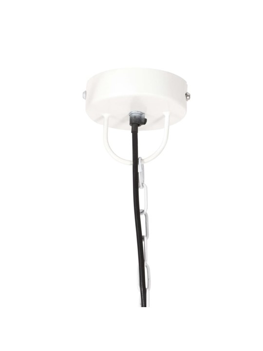 Industriální závěsné svítidlo 25 w bílé kulaté 32 cm e27