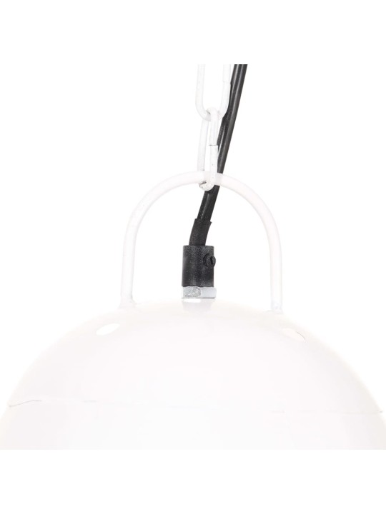 Industriální závěsné svítidlo 25 w bílé kulaté 32 cm e27