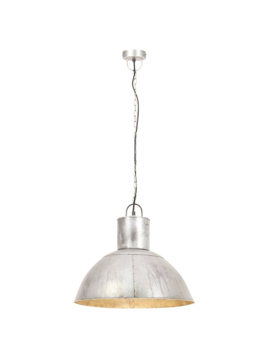Závěsné svítidlo 25 W stříbrné kulaté 48 cm E27