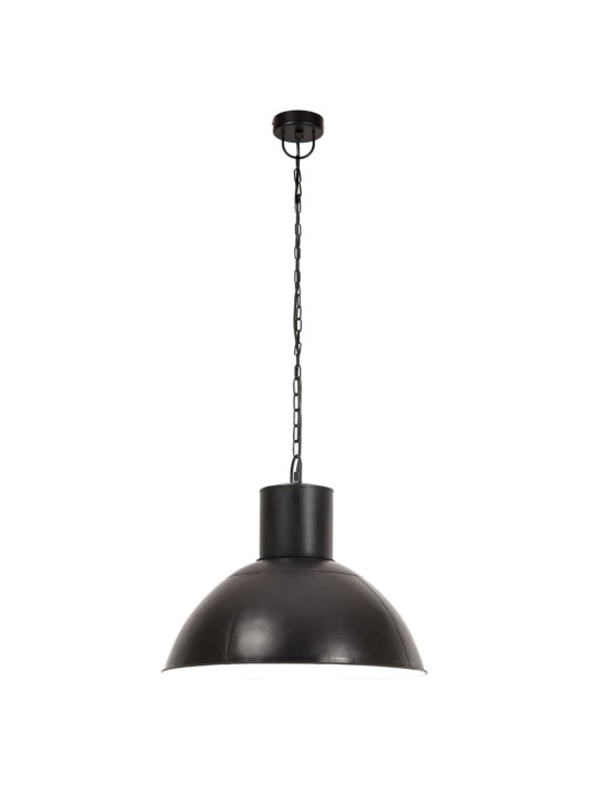Závěsné svítidlo 25 w černé kulaté 48 cm e27