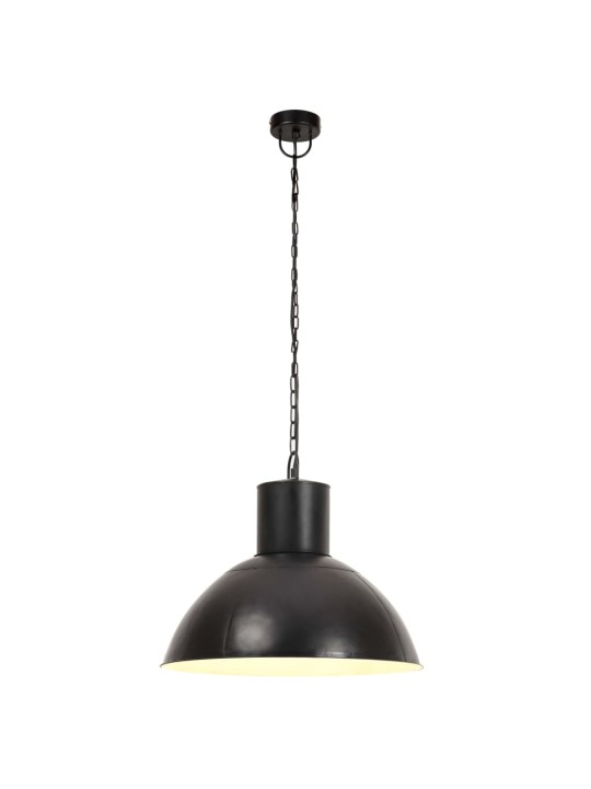 Závěsné svítidlo 25 w černé kulaté 48 cm e27