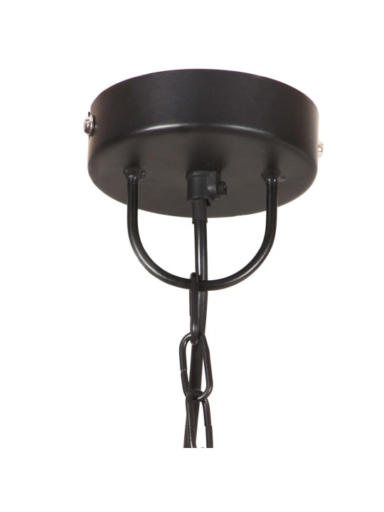 Závěsné svítidlo 25 w černé kulaté 48 cm e27
