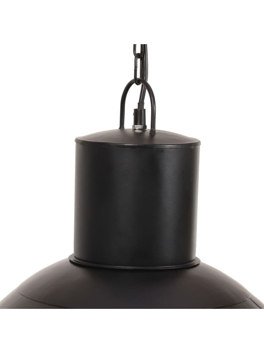 Závěsné svítidlo 25 w černé kulaté 48 cm e27