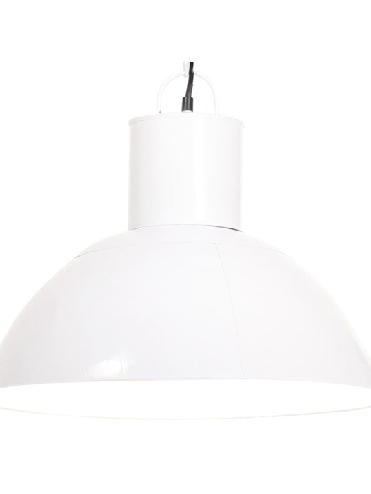 Závěsné svítidlo 25 w bílé kulaté 48 cm e27