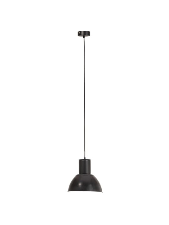 Závěsné svítidlo 25 w černé kulaté 28,5 cm e27