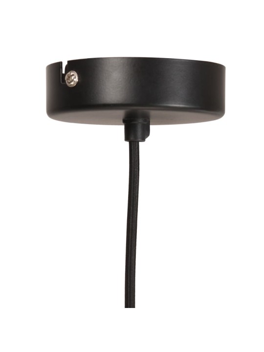 Závěsné svítidlo 25 w černé kulaté 28,5 cm e27