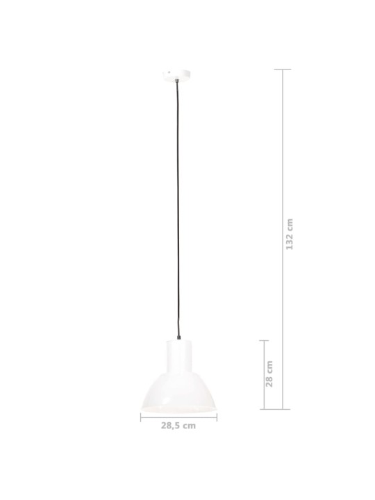 Závěsné svítidlo 25 W bílé kulaté 28,5 cm E27