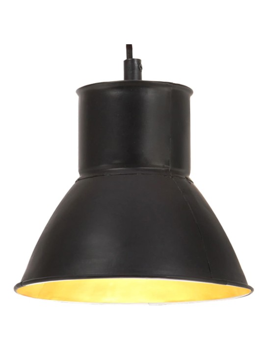 Závěsné svítidlo 25 w černé kulaté 17 cm e27