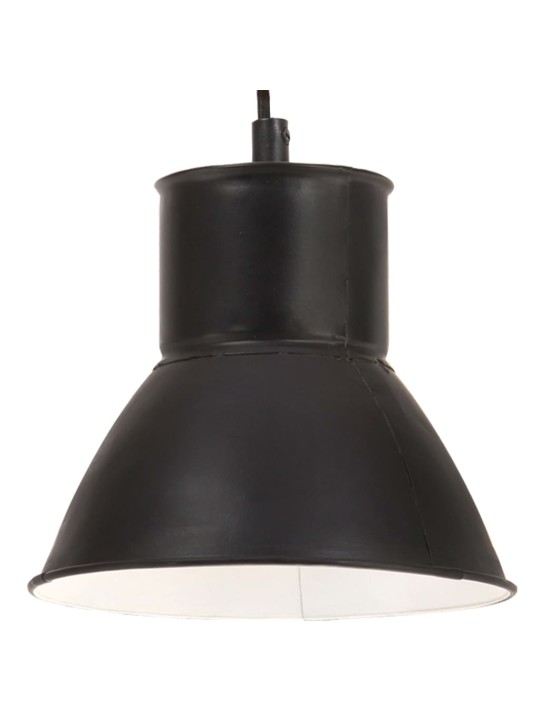 Závěsné svítidlo 25 w černé kulaté 17 cm e27