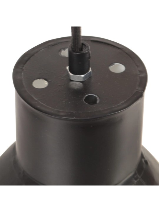 Závěsné svítidlo 25 w černé kulaté 17 cm e27