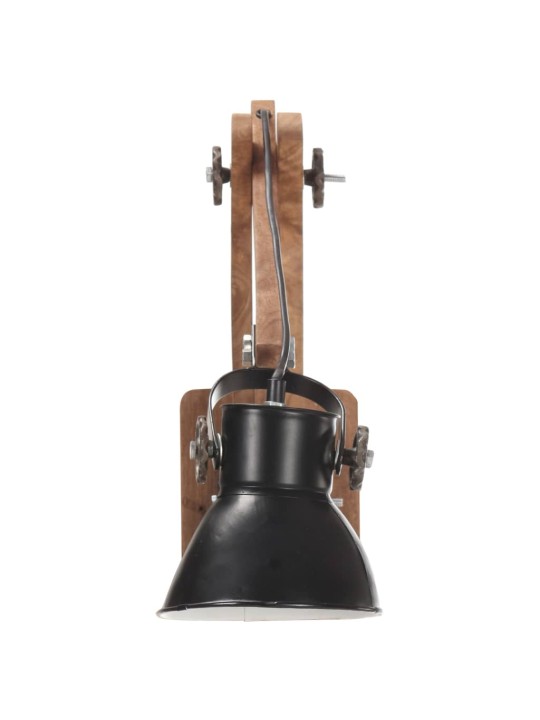Nástěnná lampa industriální styl černá kulatá e27