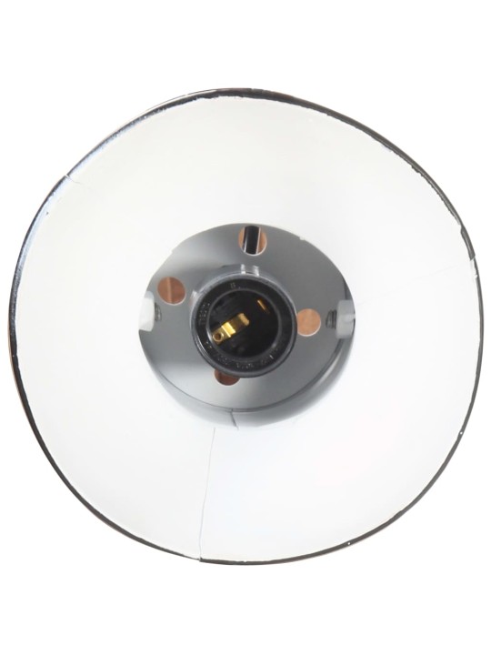 Nástěnná lampa industriální styl černá kulatá e27