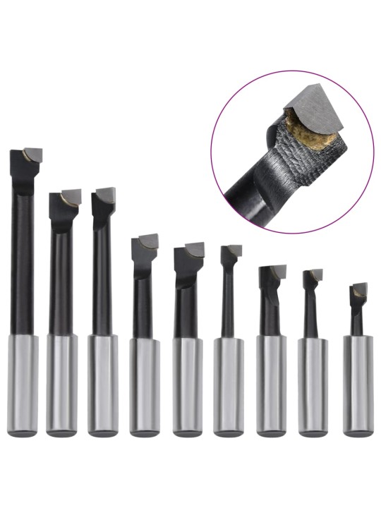 15dílný set vyvrtávacích bitů 50 mm vyvrtávací hlava MT2-F1-12