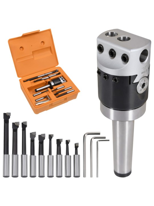 15dílný set vyvrtávacích bitů 50 mm vyvrtávací hlava MT3-F1-12
