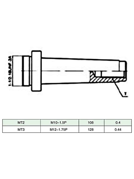 15dílný set vyvrtávacích bitů 50 mm vyvrtávací hlava MT3-F1-12