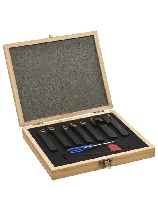 12dílné nože s vyměnitelnými plátky pro soustruh 12x12 mm 80 mm