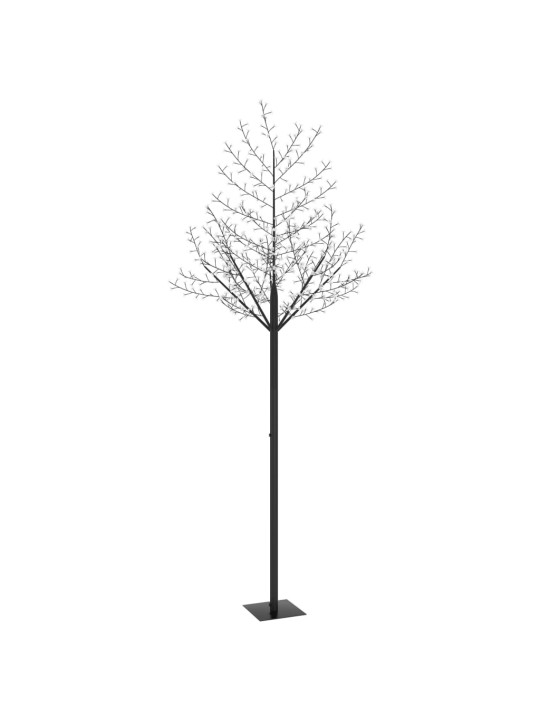 Vánoční strom 600 LED modré světlo třešňový květ 300 cm