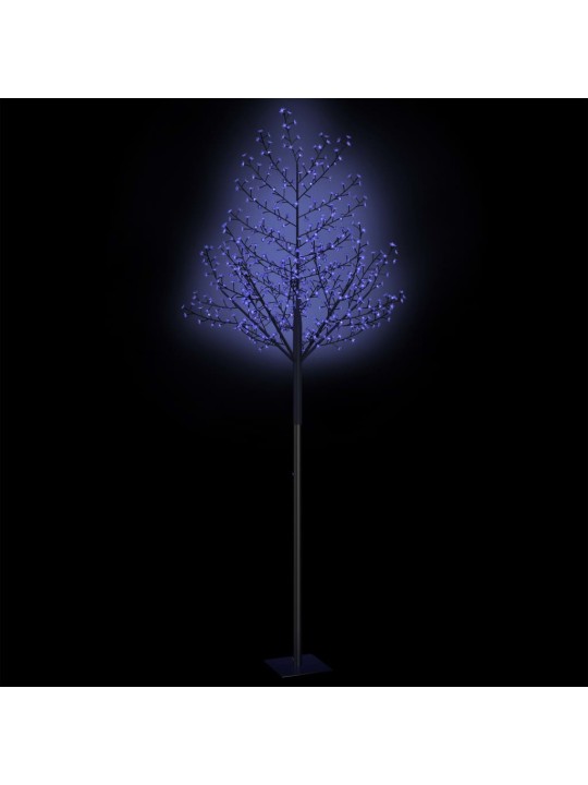 Vánoční strom 600 LED modré světlo třešňový květ 300 cm