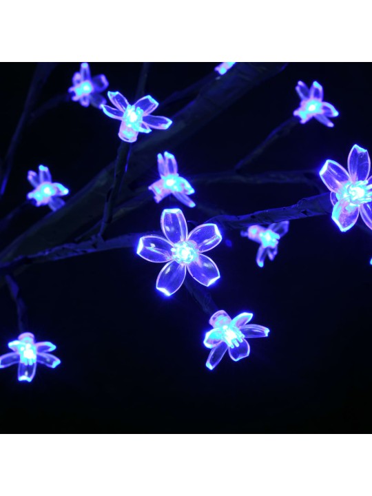 Vánoční strom 600 LED modré světlo třešňový květ 300 cm