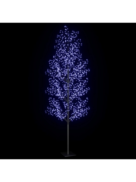 Vánoční strom 1 200 LED modré světlo třešňový květ 400 cm