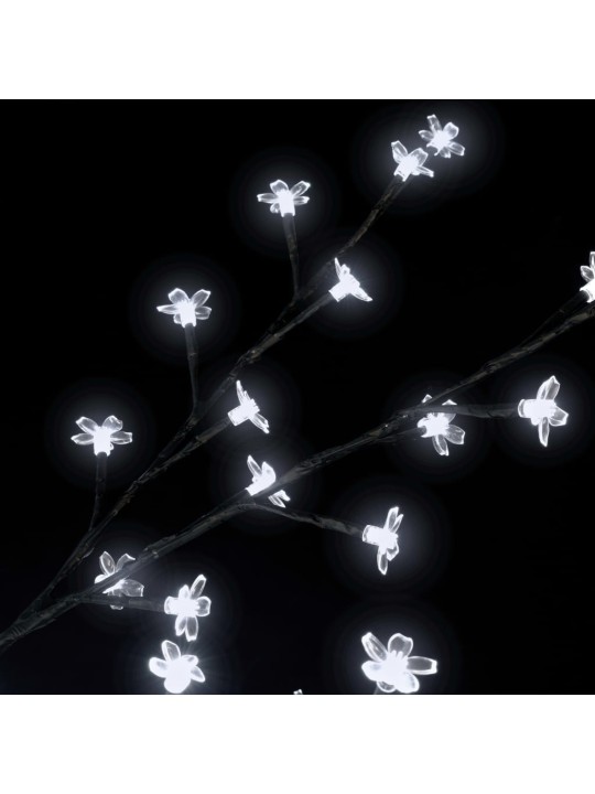 Vánoční strom 2000 LED chladné bílé světlo třešňový květ 500 cm