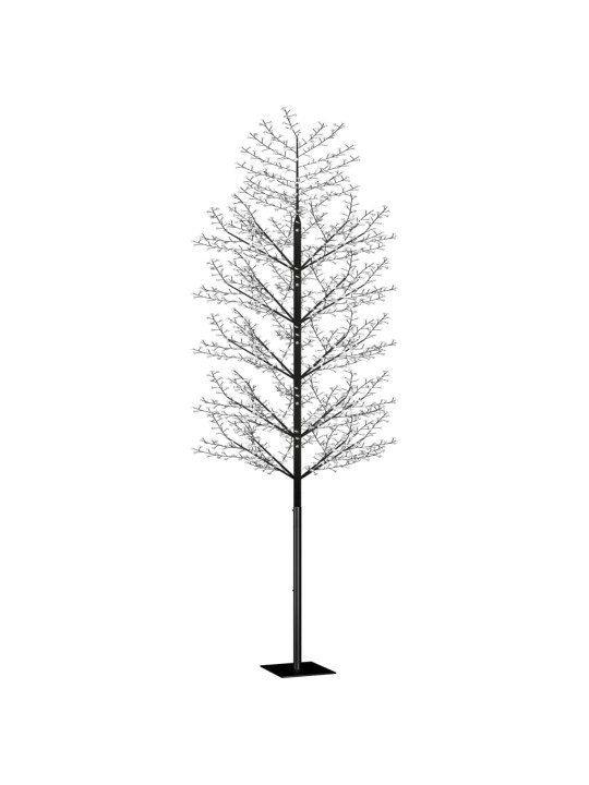 Vánoční strom 2000 LED modré světlo třešňový květ 500 cm